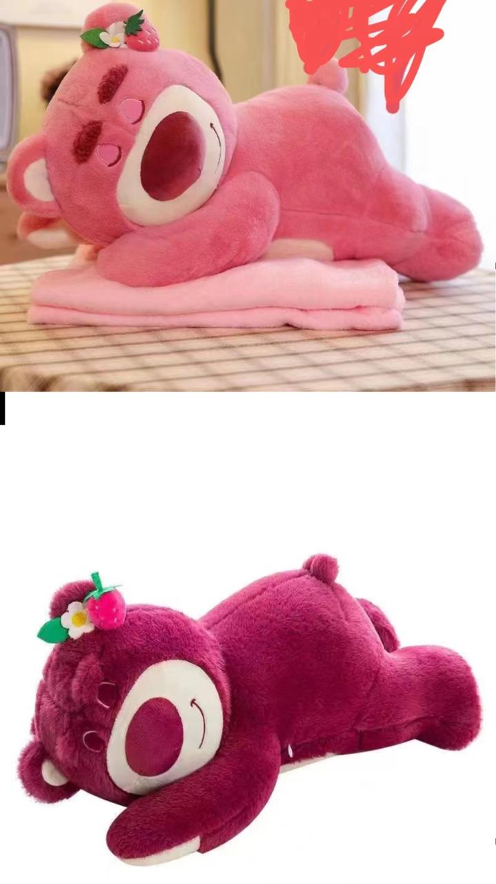 PELUCHES  CON COBIJA